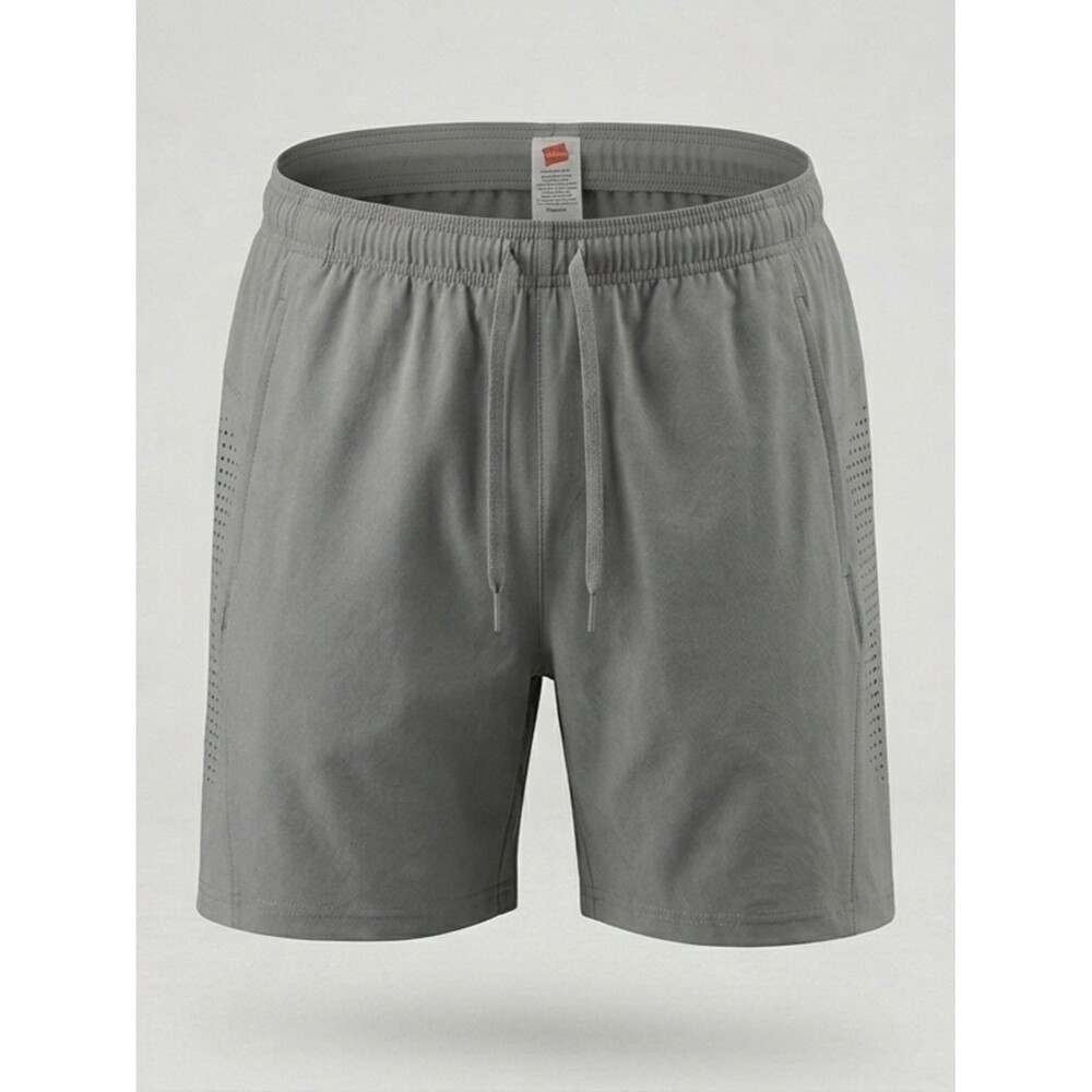 Hanes Gray Athletic Drawstring Shorts